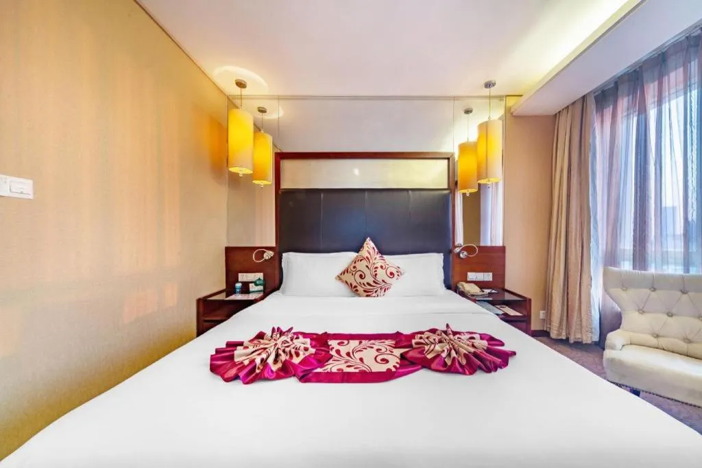 Bed in Changsha Xiaoxiang Huatian Hotel