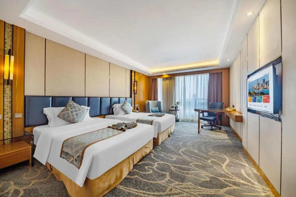 Bed in Changsha Xiaoxiang Huatian Hotel