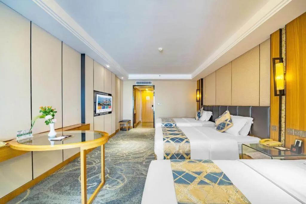 Bed in Changsha Xiaoxiang Huatian Hotel