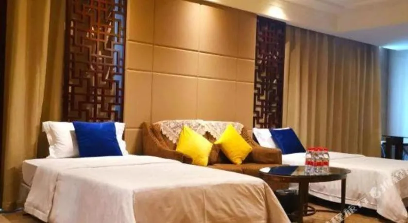 Bed in Changsha Xiaoxiang Huatian Hotel