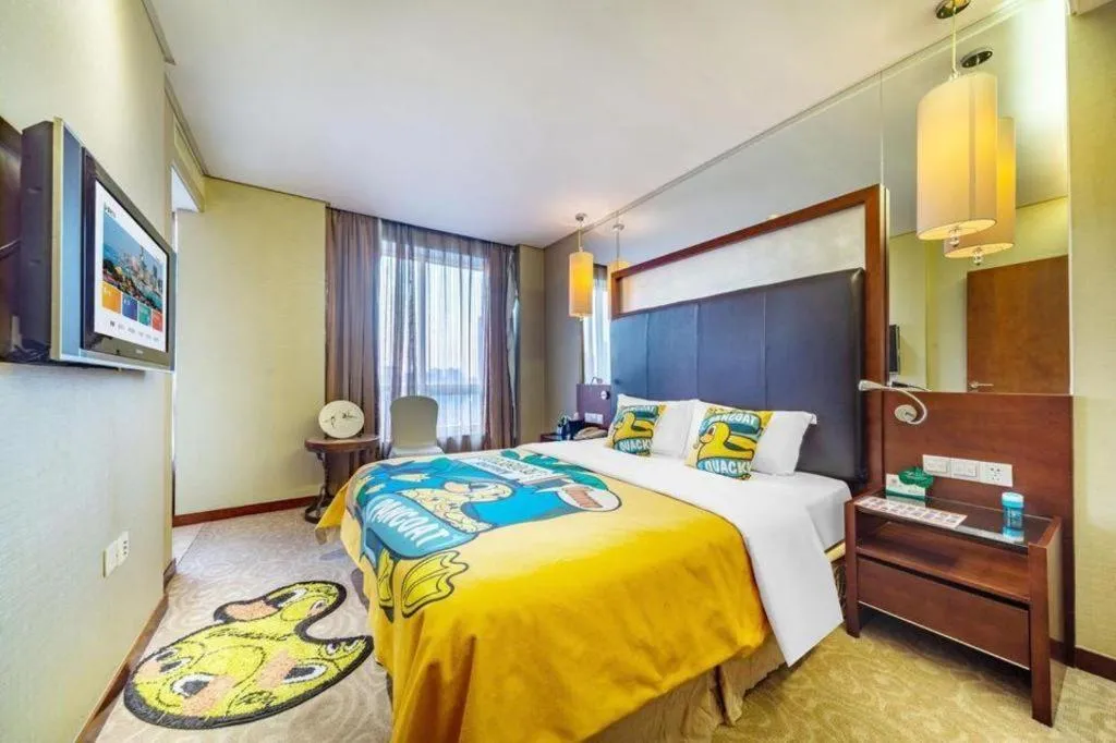 Bed in Changsha Xiaoxiang Huatian Hotel