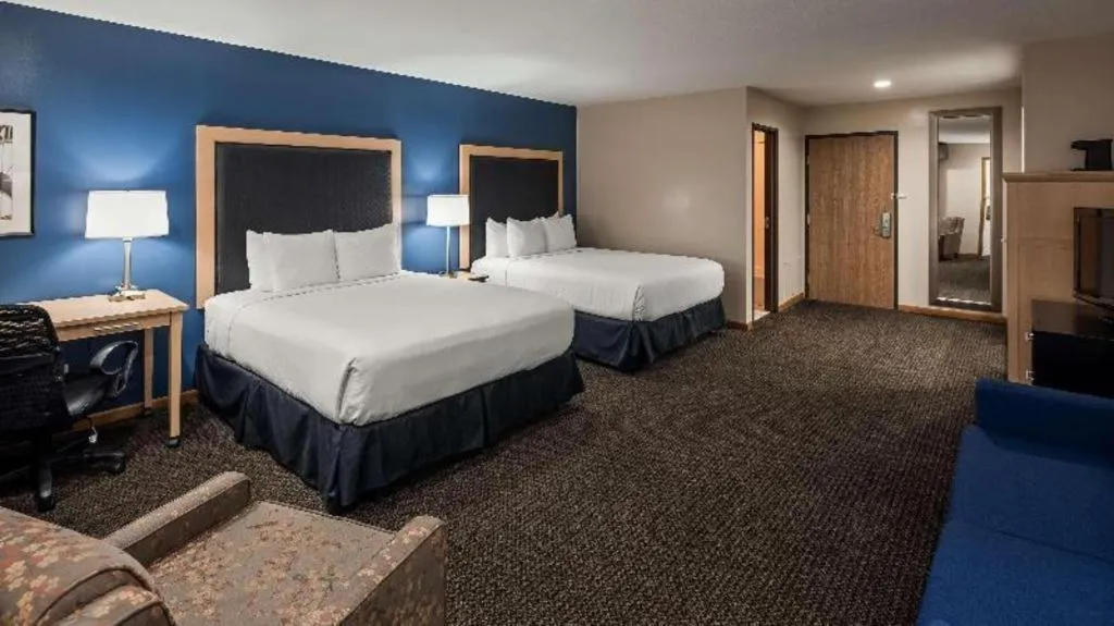 Bed in Best Western River Terrace