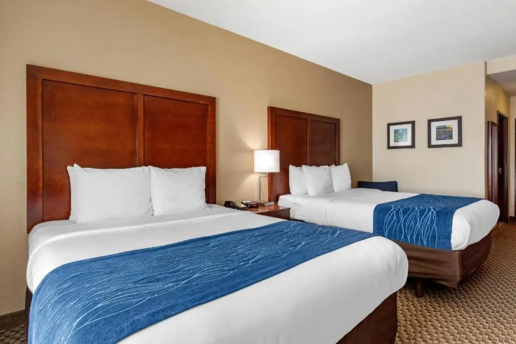 Bed in Comfort Inn & Suites Navasota