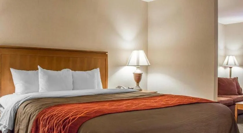 Bed in Comfort Inn and Suites Thatcher