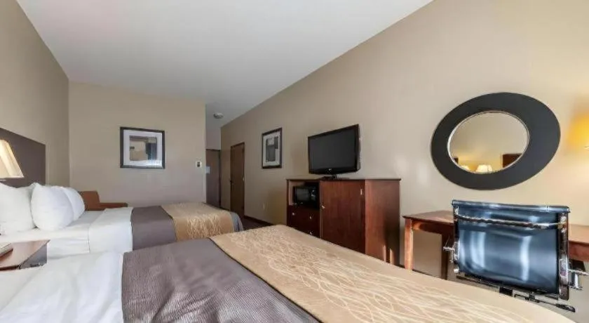 Bed in Quality Inn Clarksdale