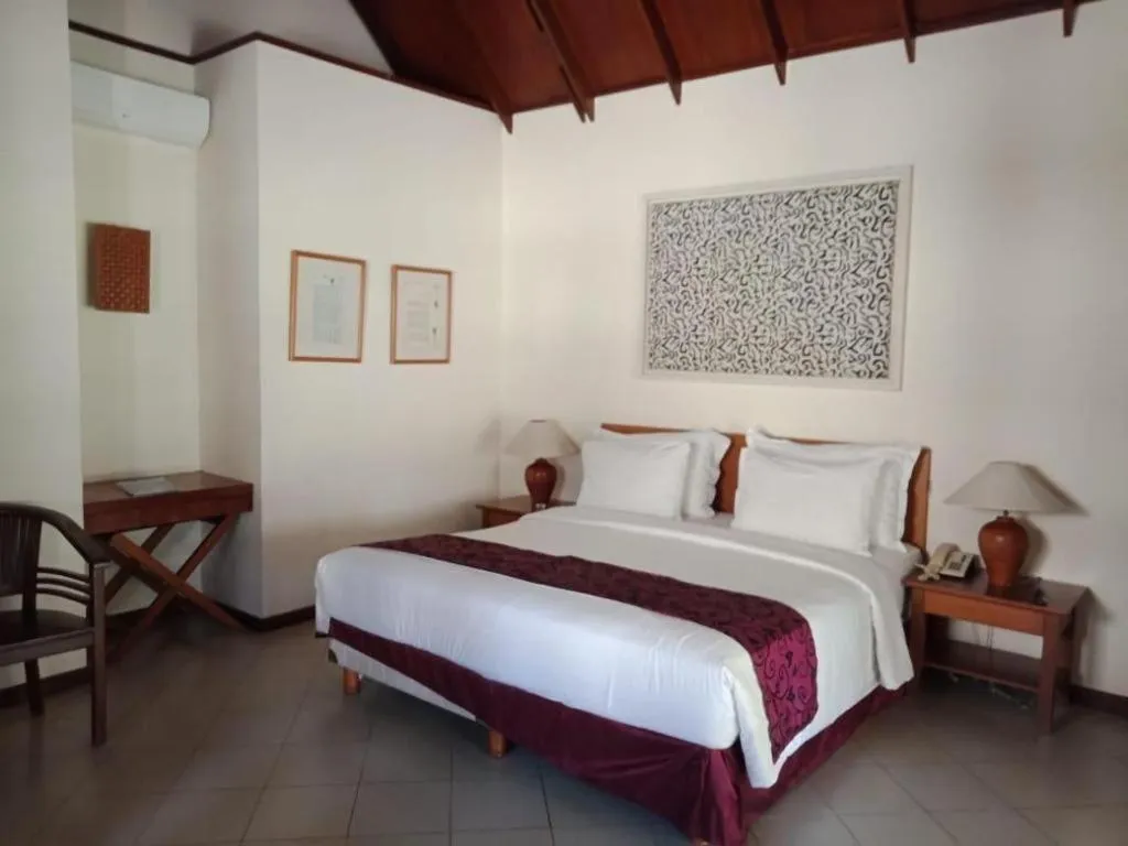 Bed in Tanjung Lesung Beach Hotel