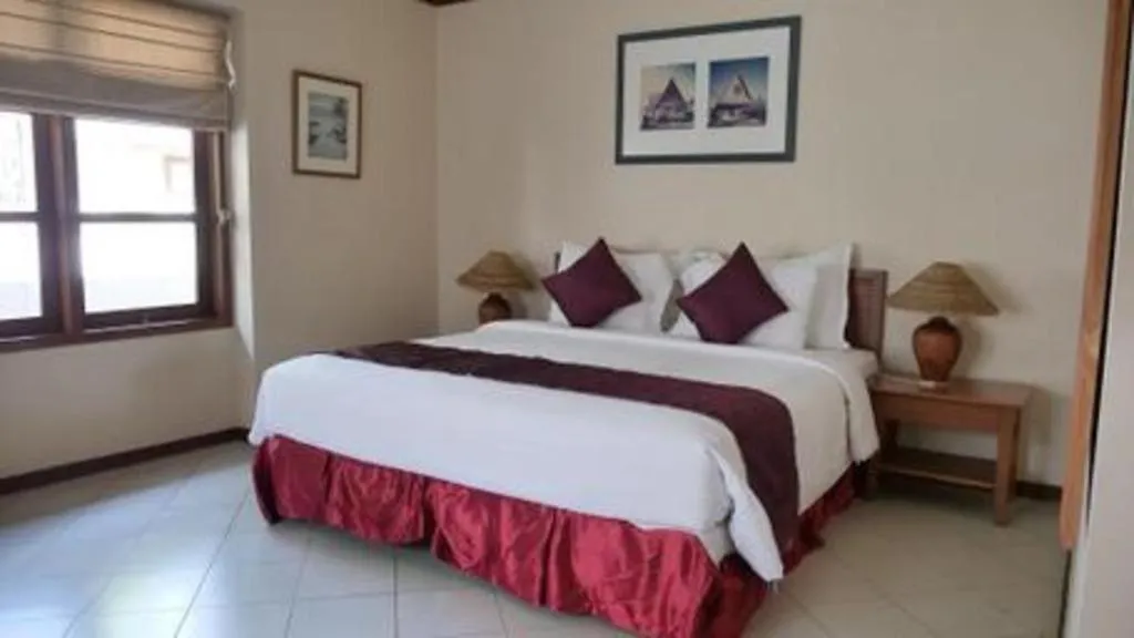 Bed in Tanjung Lesung Beach Hotel