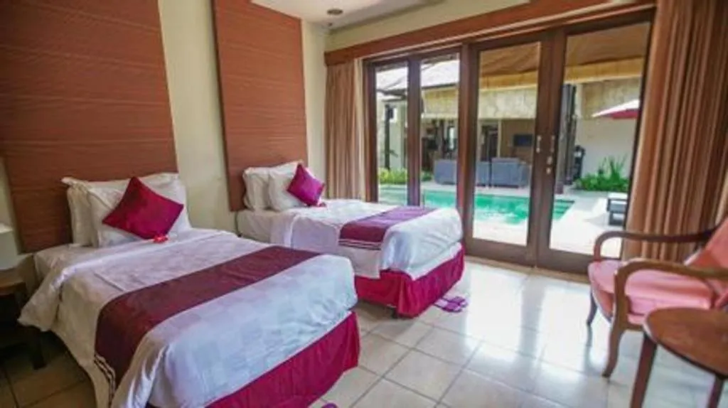 Bed in Tanjung Lesung Beach Hotel