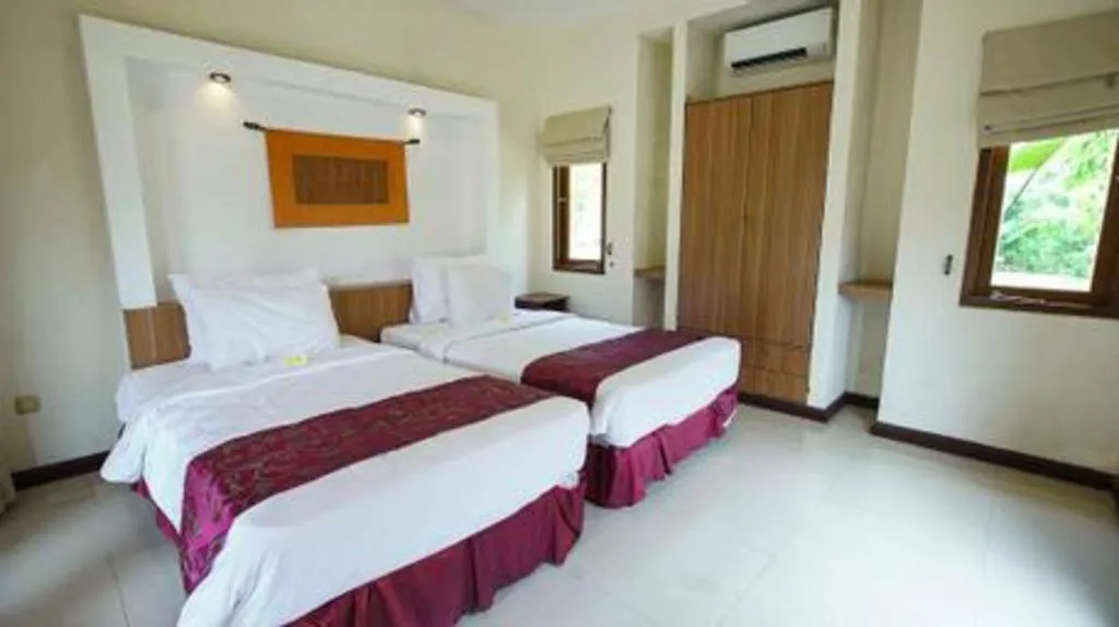 Bed in Tanjung Lesung Beach Hotel