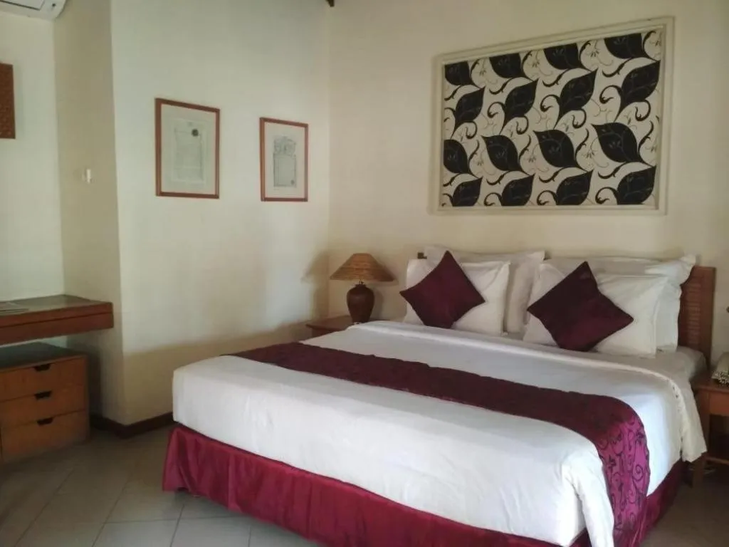 Bed in Tanjung Lesung Beach Hotel