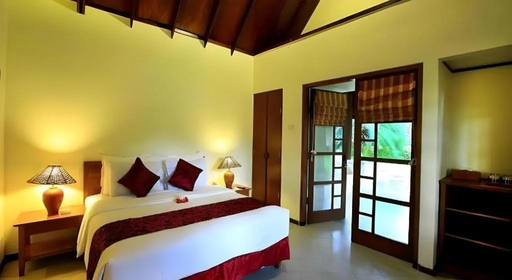 Bed in Tanjung Lesung Beach Hotel