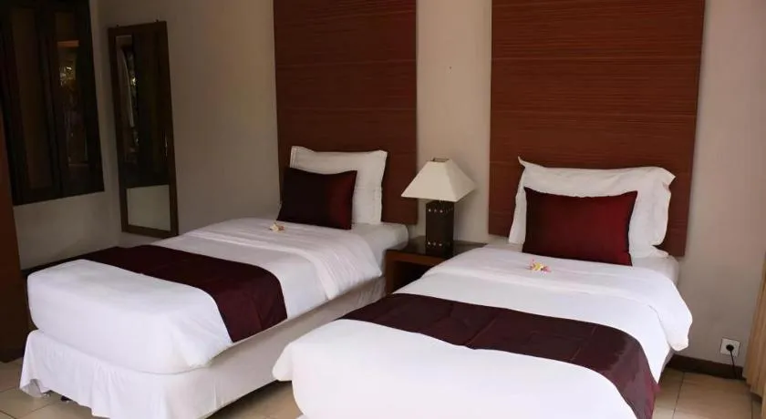 Bed in Tanjung Lesung Beach Hotel