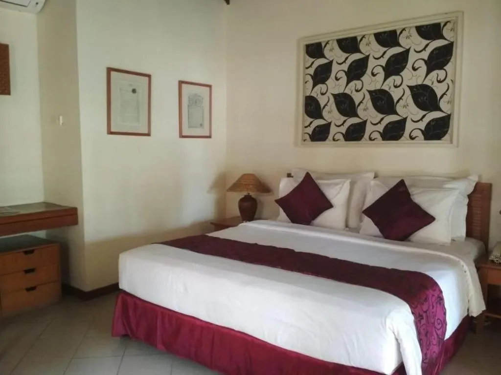 Bed in Tanjung Lesung Beach Hotel