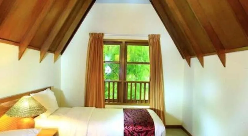 Bed in Tanjung Lesung Beach Hotel