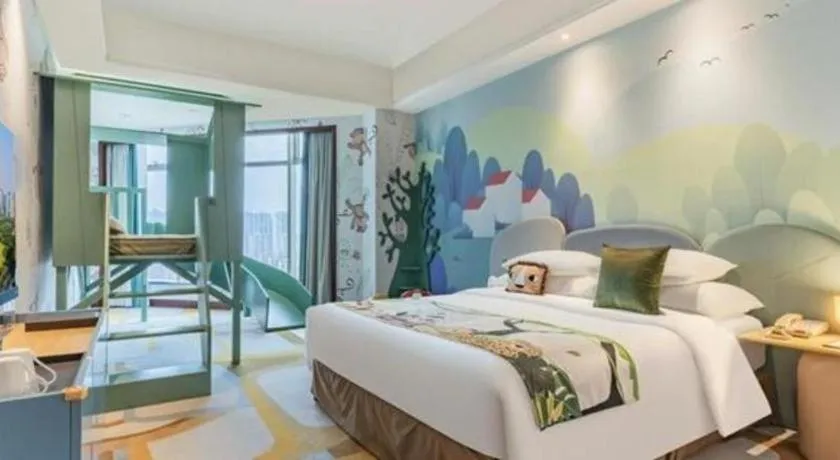 Bed in New Century Grand Hotel Zhuji Yaojiang