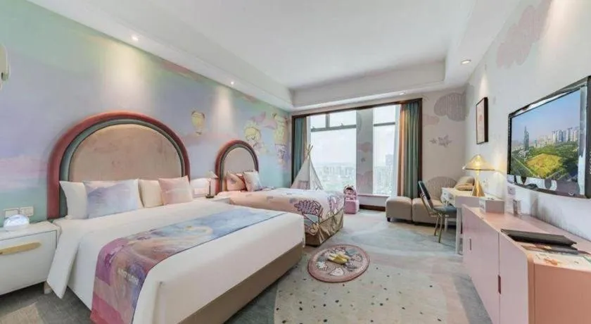 Bed in New Century Grand Hotel Zhuji Yaojiang