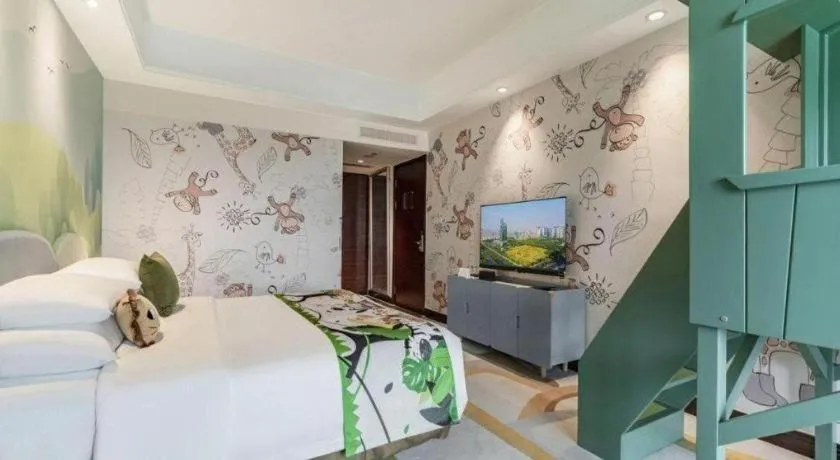 Bed in New Century Grand Hotel Zhuji Yaojiang