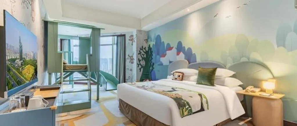 Bed in New Century Grand Hotel Zhuji Yaojiang