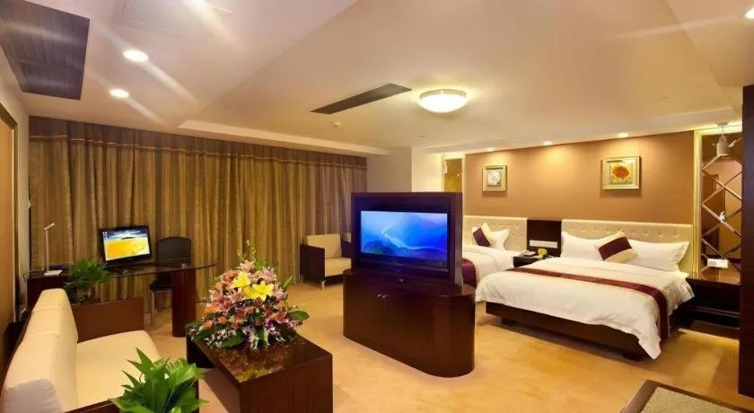 Bed in New World Hotel