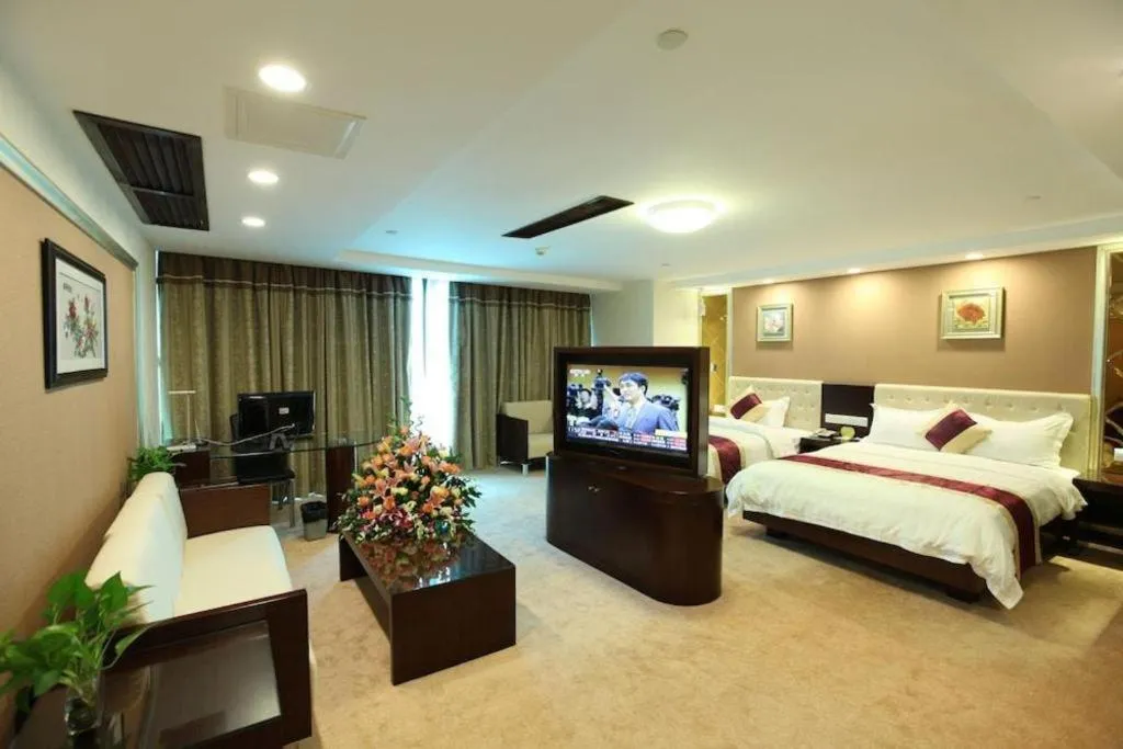 Bed in New World Hotel