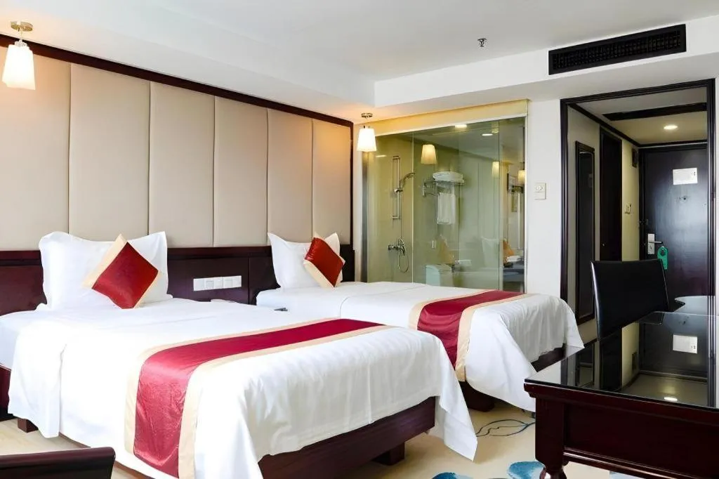 Bed in New World Hotel