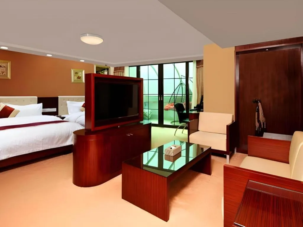 Bed in New World Hotel