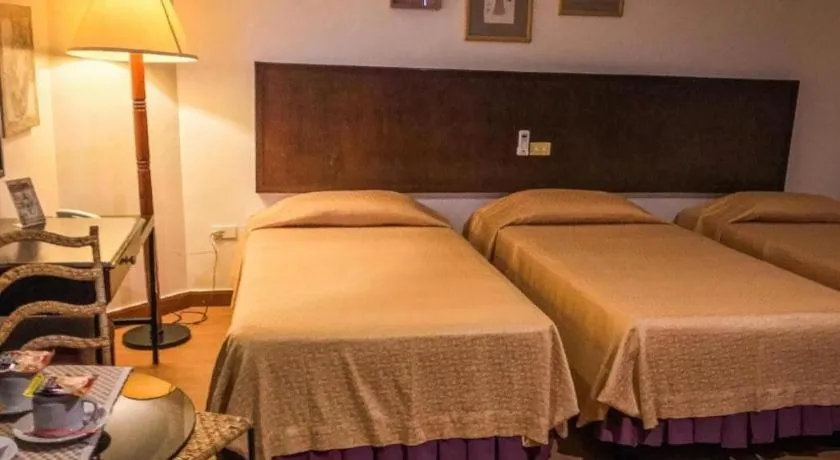 Bed in Subic Park Hotel