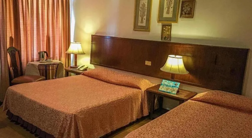 Bed in Subic Park Hotel