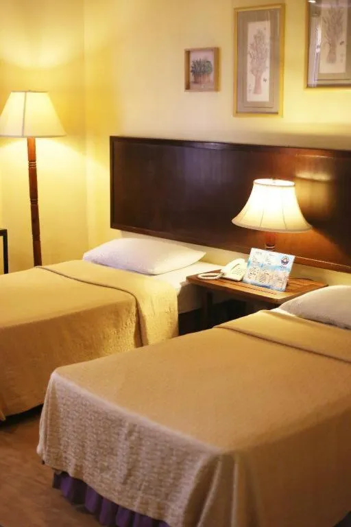 Bed in Subic Park Hotel