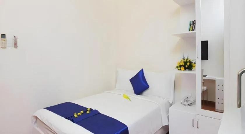 Bed in Blue River Hotel