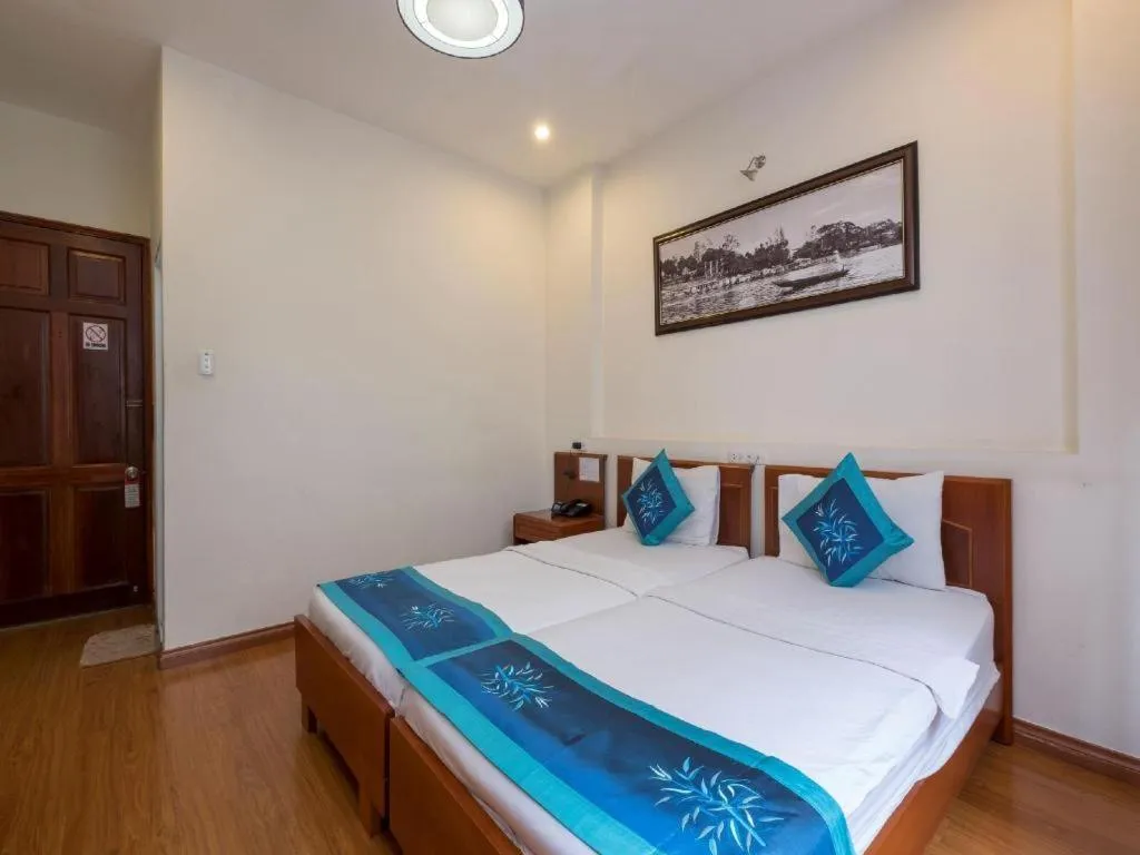 Bed in Blue River Hotel