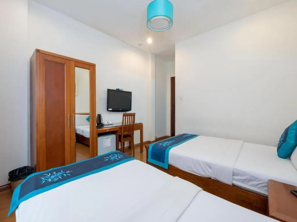 Bed in Blue River Hotel