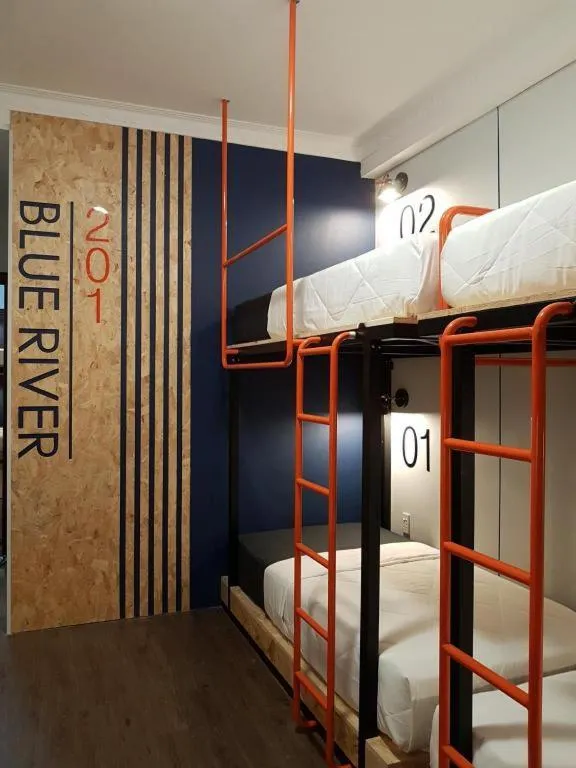 Bed in Blue River Hotel