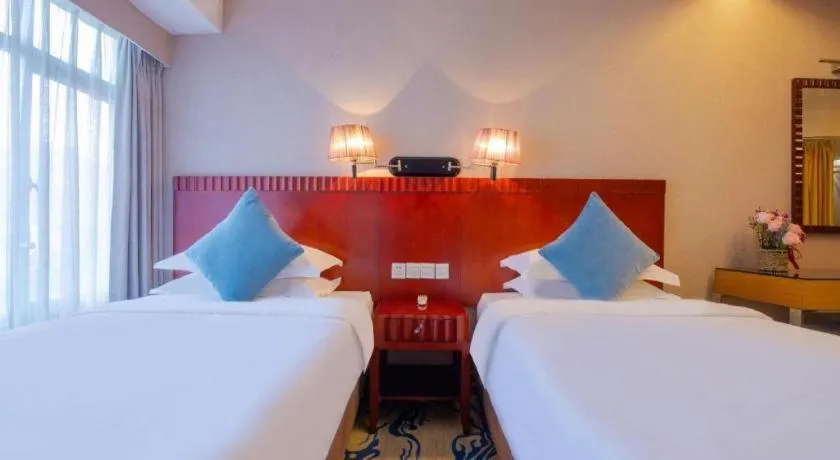 Bed in Silver Art Hotel