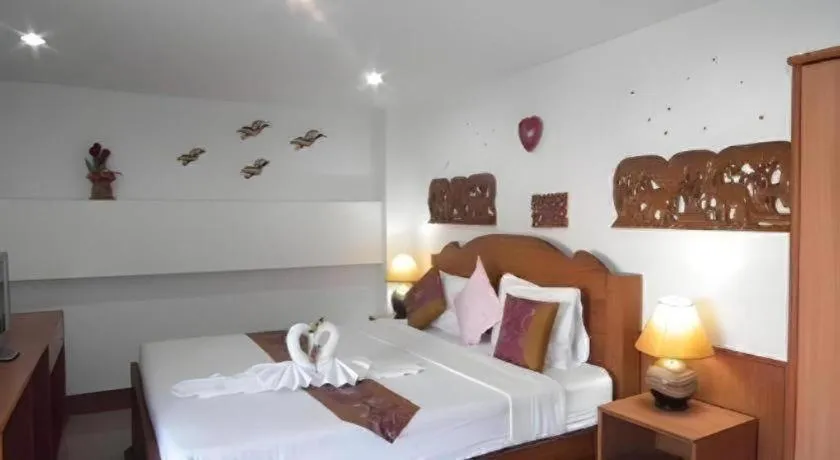 Bed in Ngamta Hotel