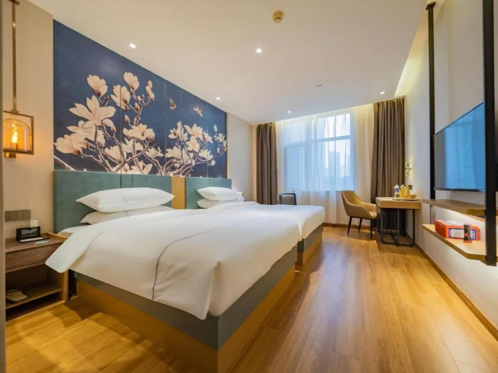 Bed in Jinjiang Inn Xian Mingguang Road