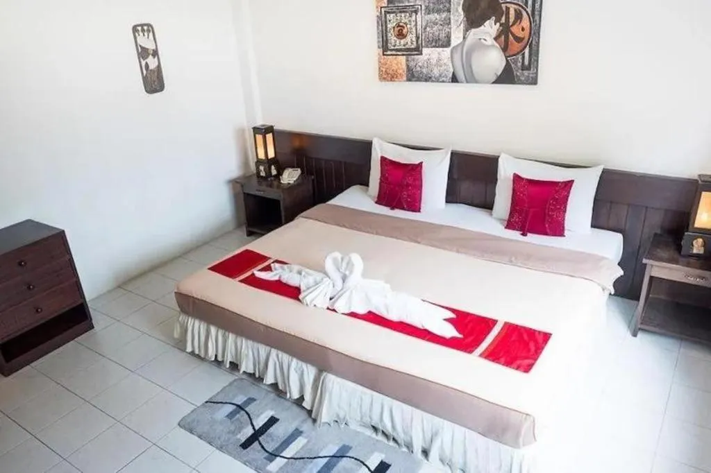 Bed in The Nice Patong Hotel