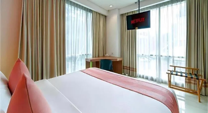 Bed in Pomelotel Patra Kuningan Jakarta