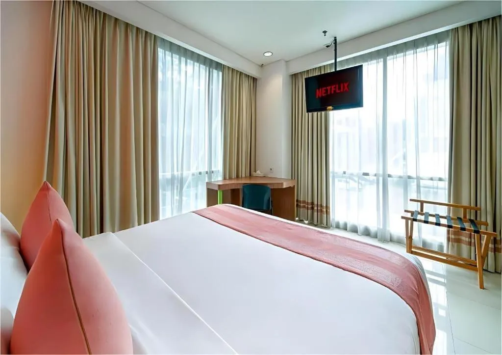 Bed in Pomelotel Patra Kuningan Jakarta