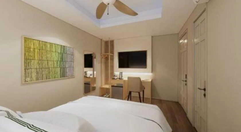 Bed in AHA Boutique Ben Thanh Hotel