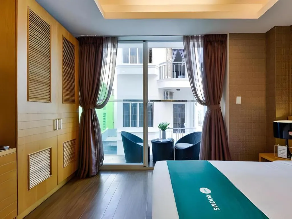 Bed in AHA Boutique Ben Thanh Hotel