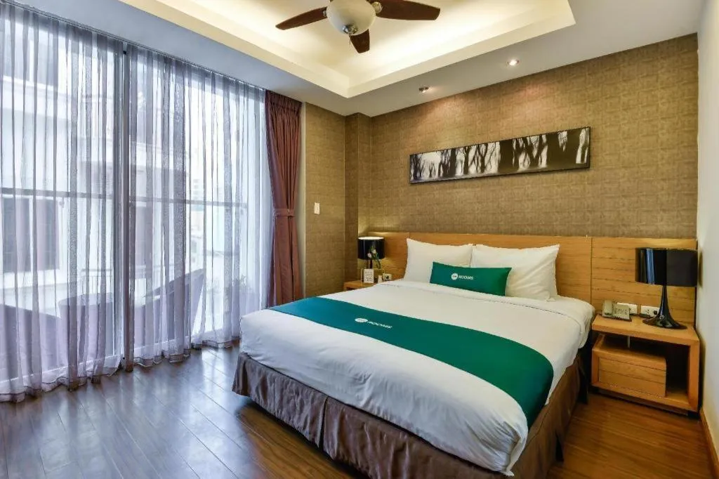 Bed in AHA Boutique Ben Thanh Hotel