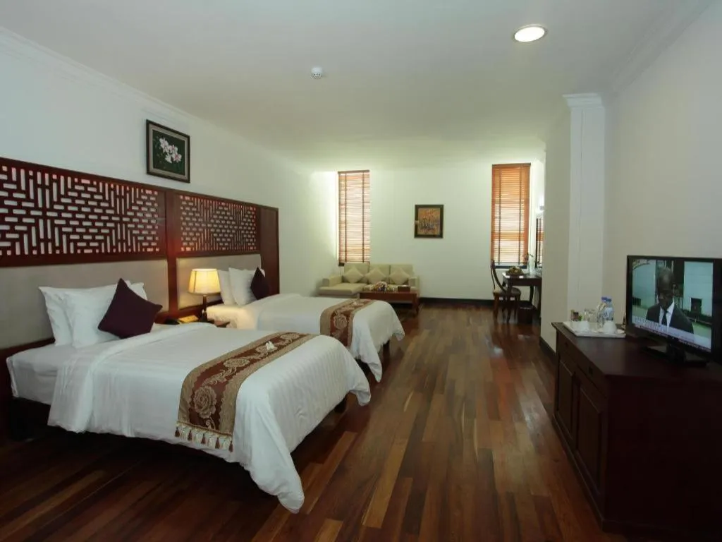 Bed in Sokhalay Angkor Residence and Spa