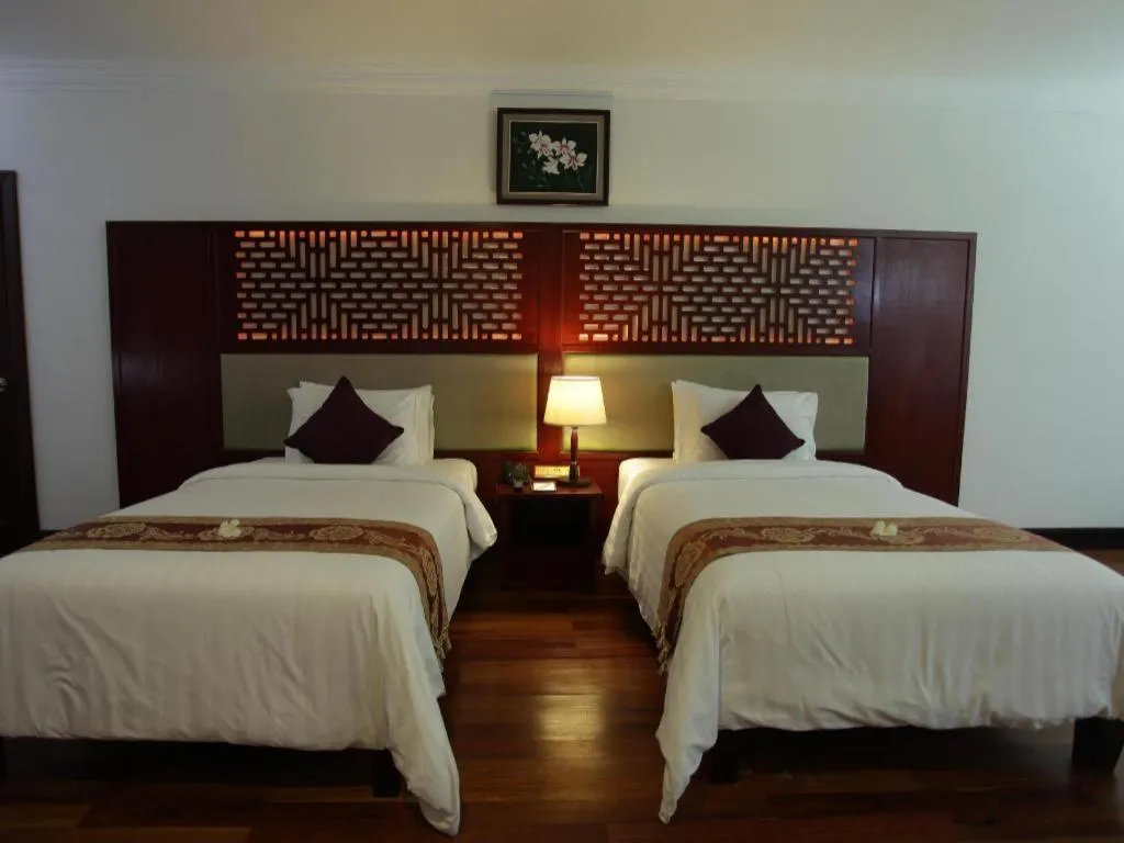 Bed in Sokhalay Angkor Residence and Spa