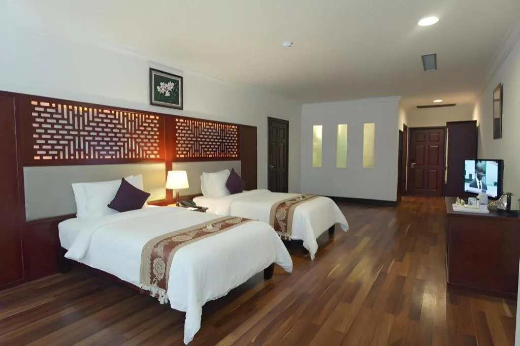 Bed in Sokhalay Angkor Residence and Spa
