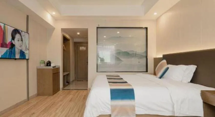 Bed in Zhangjiajie Fulante News Business Hotel