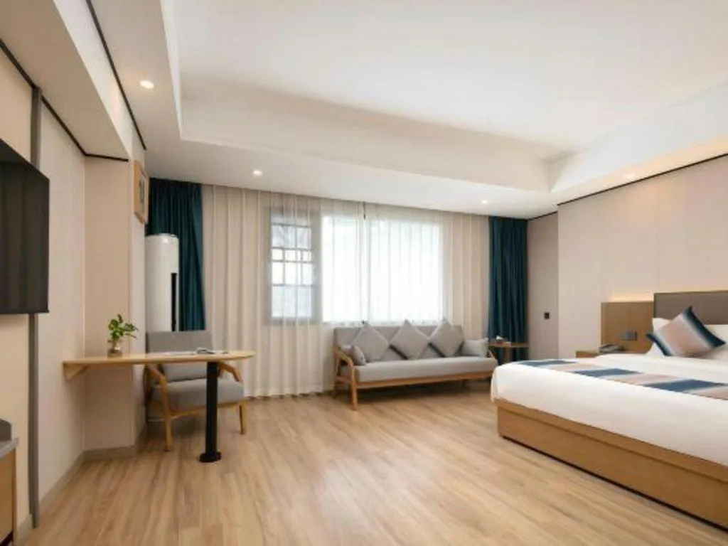 Bed in Zhangjiajie Fulante News Business Hotel