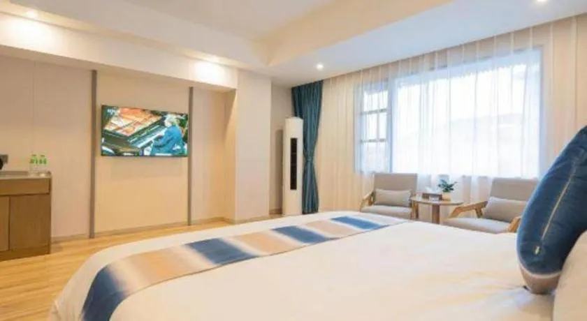 Bed in Zhangjiajie Fulante News Business Hotel