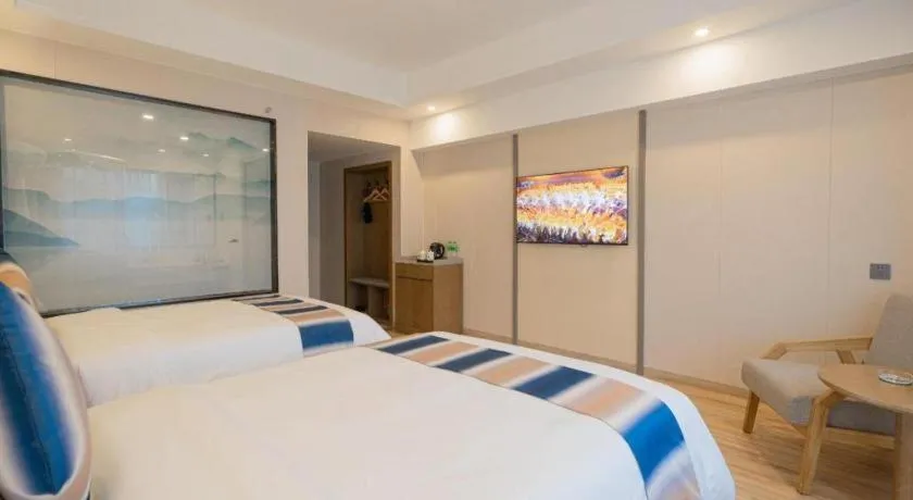 Bed in Zhangjiajie Fulante News Business Hotel