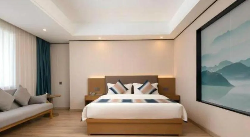 Bed in Zhangjiajie Fulante News Business Hotel